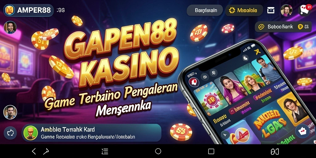 Tampilan menarik dari gameplay Kasino AMPER88.