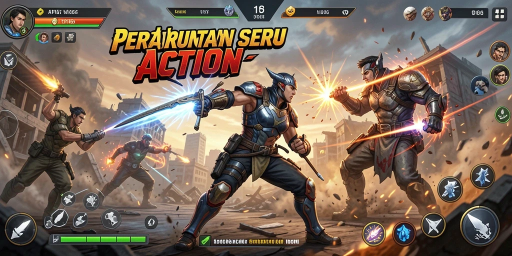 Tampilan gameplay API66 yang penuh aksi dan keren.