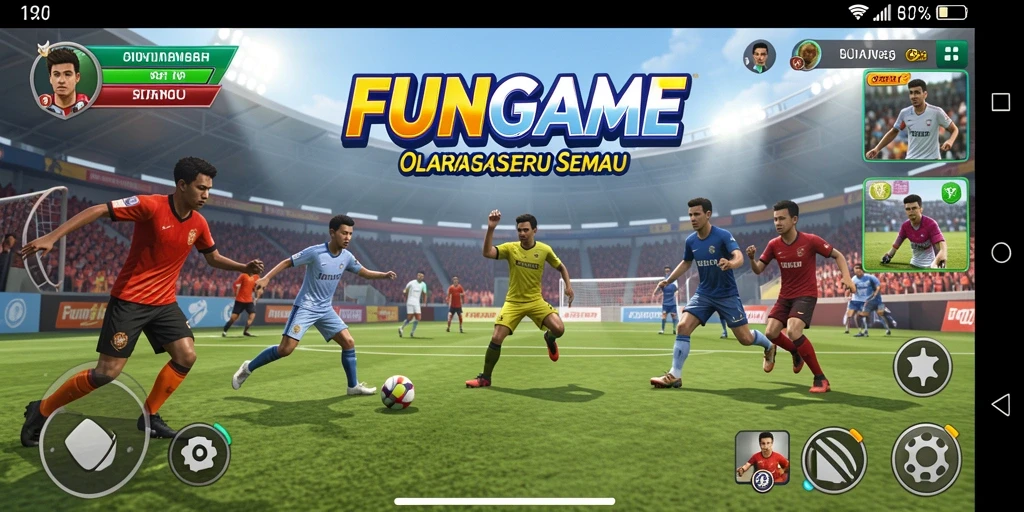 Screenshot gameplay <strong>FUNGAME</strong> menunjukkan aksi seru yang memikat pengguna.