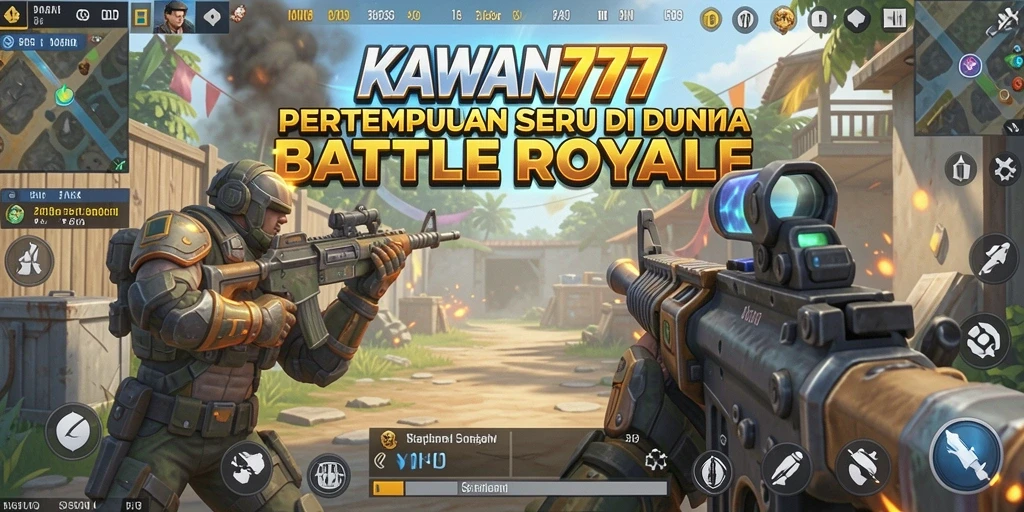 Tampilan gameplay seru di KAWAN777 dengan aksi pertempuran intens.