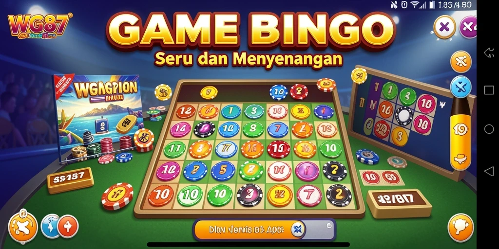 Tampilan menarik dari gameplay Bingo WG87 yang seru.
